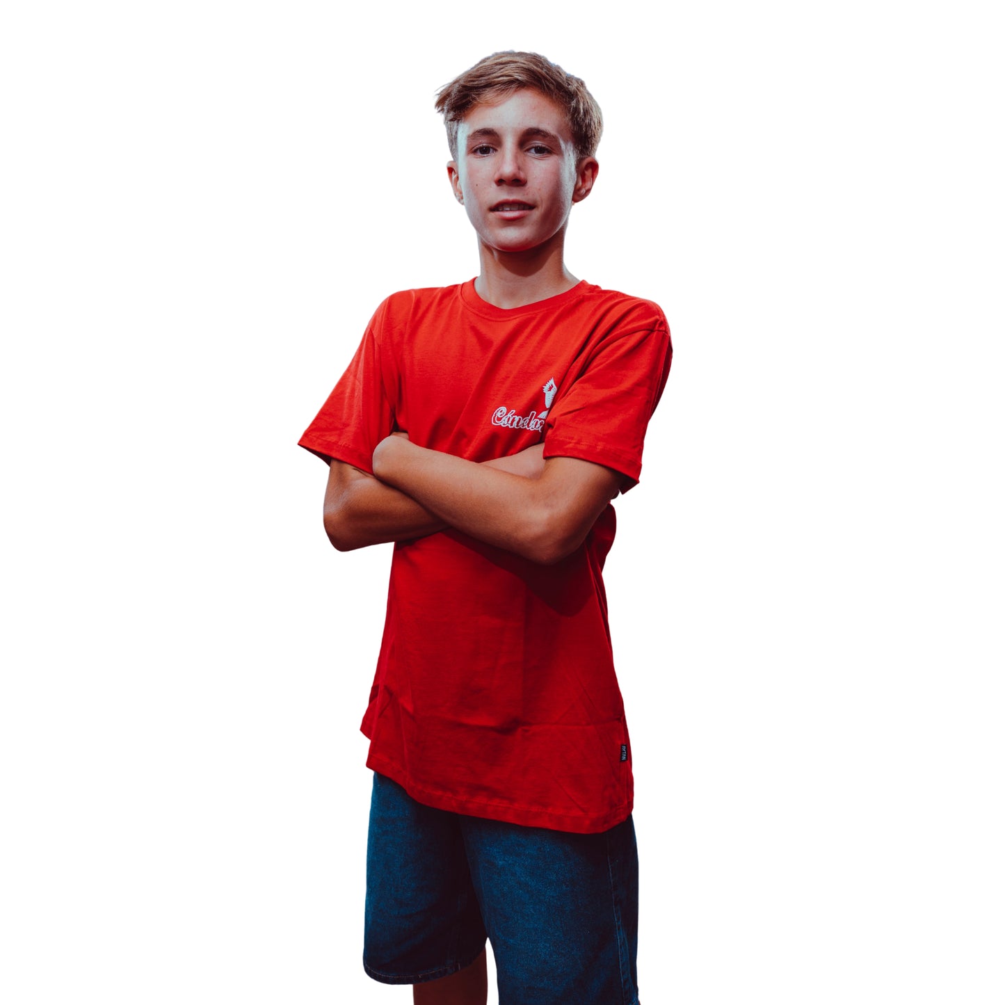 Polera Urbana Niños Cóndores Cancha Roja