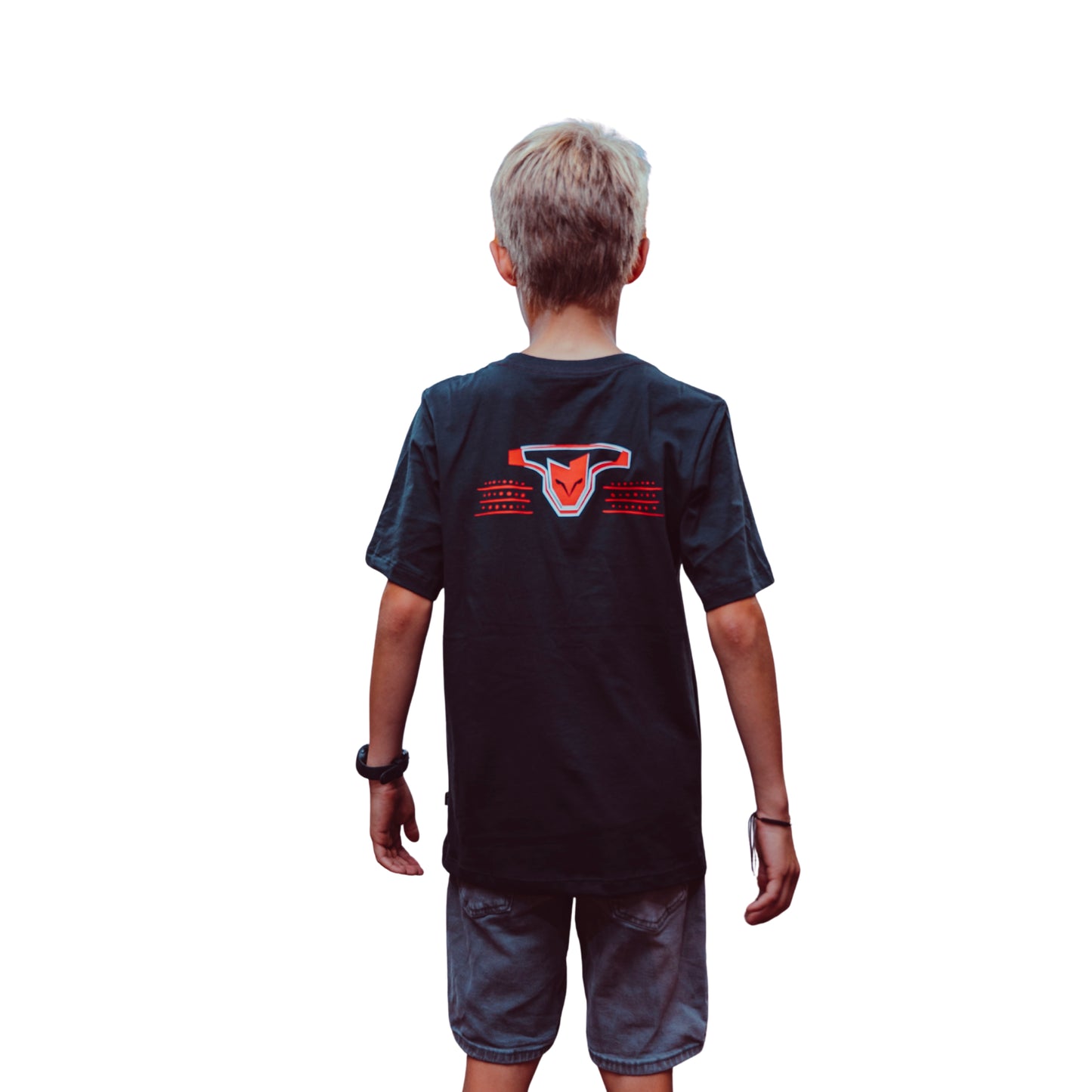 Polera Urbana Niños Selknam Tribal 2026 Negra