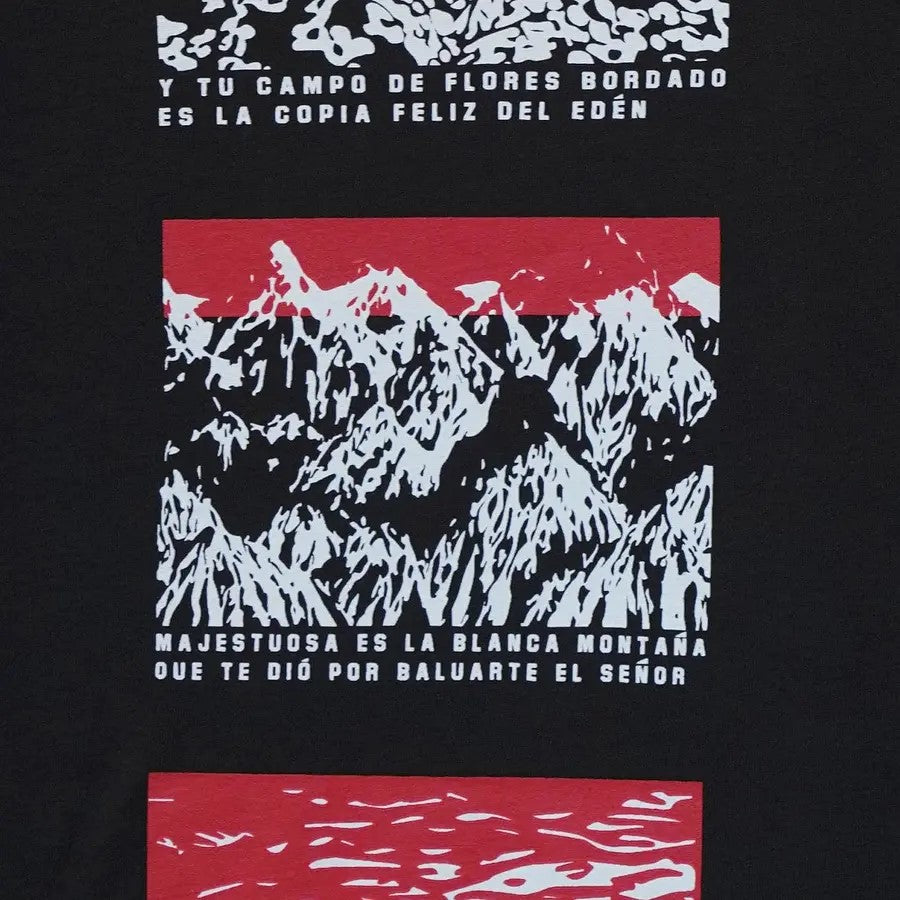 Polera Urbana Cóndores Himno Niños NEGRA