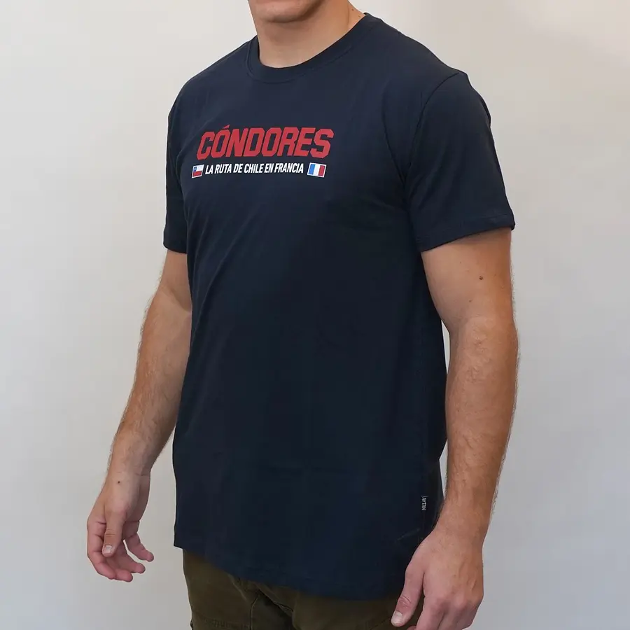 Polera Urbana Cóndores La Ruta de Chile AZUL