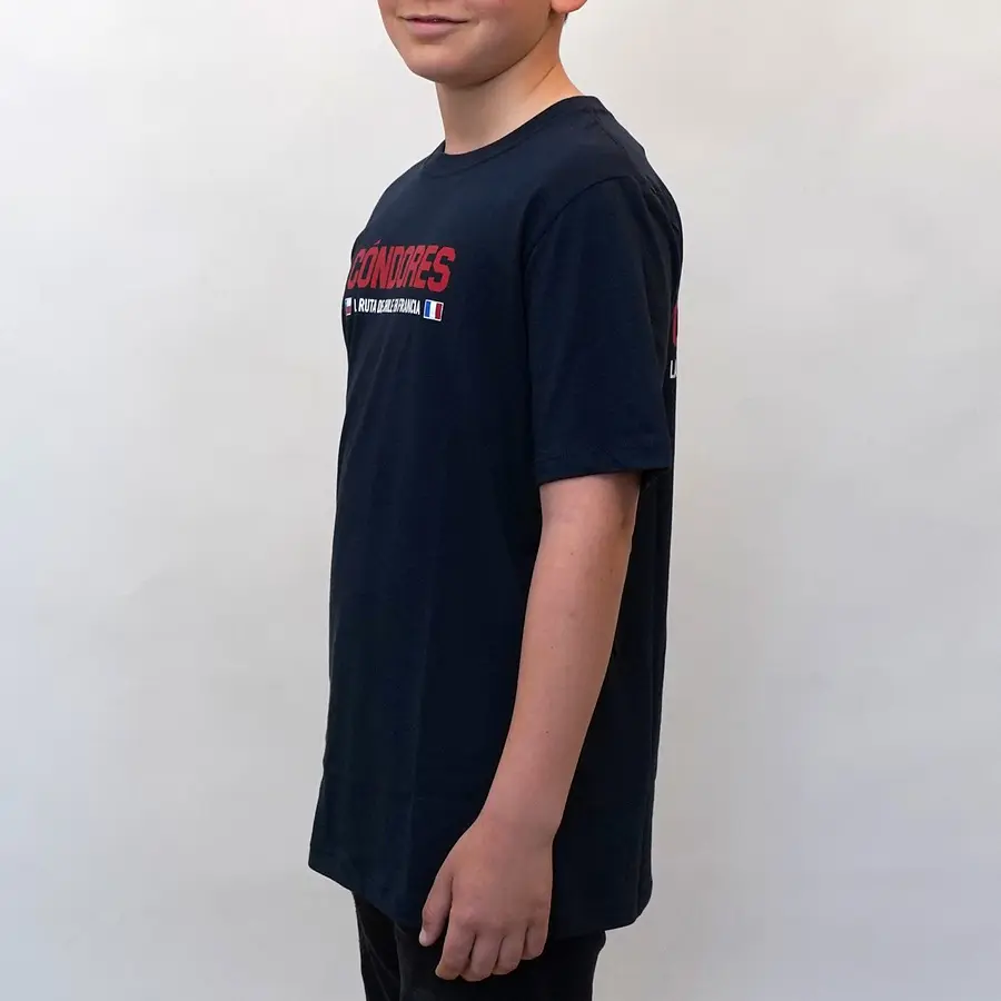 Polera Urbana Cóndores La Ruta de Chile Niños AZUL