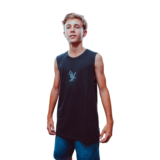 Polera Musculosa Niños Cóndores 2026 Negra