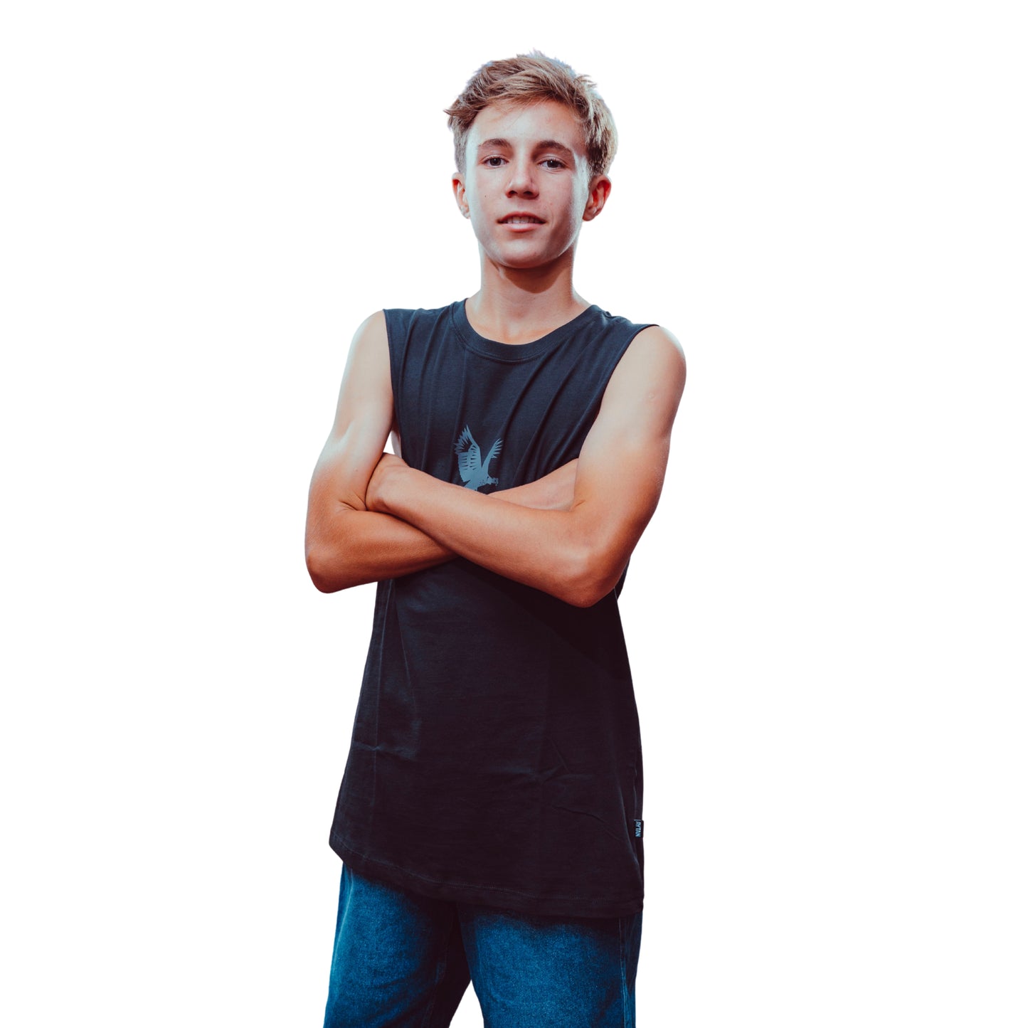 Polera Musculosa Niños Cóndores 2026 Negra