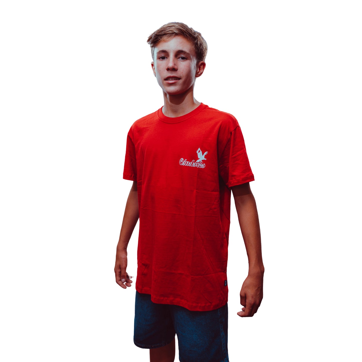 Polera Urbana Niños Cóndores Cancha Roja