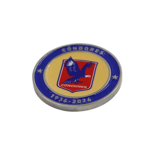 Moneda Colección 90 años Logo Los Cóndores