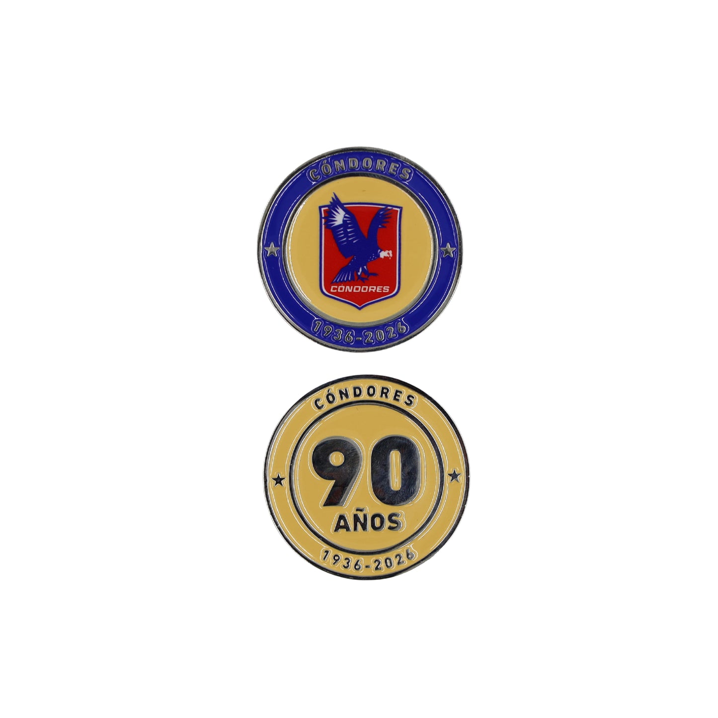 Moneda Colección 90 años Logo Los Cóndores