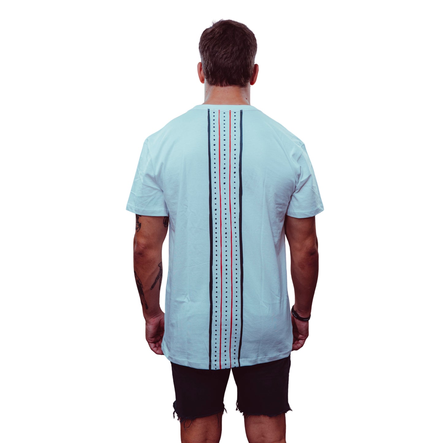 Polera Urbana Selknam Tribal 2026 Blanca