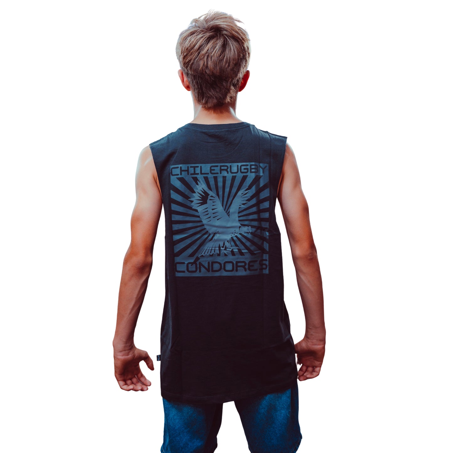 Polera Musculosa Niños Cóndores 2026 Negra