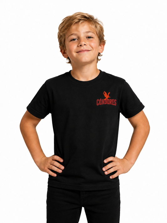Polera Urbana Niños Cóndores Sangre Roja